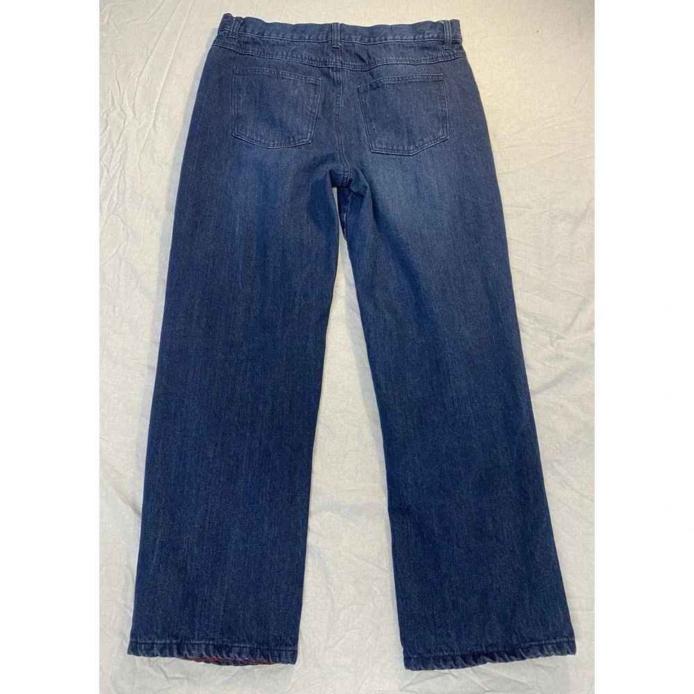 Flannel Lined Jeans 36x30 Actual Adventure Ridge Denim Work Pants - Picture 2 of 12